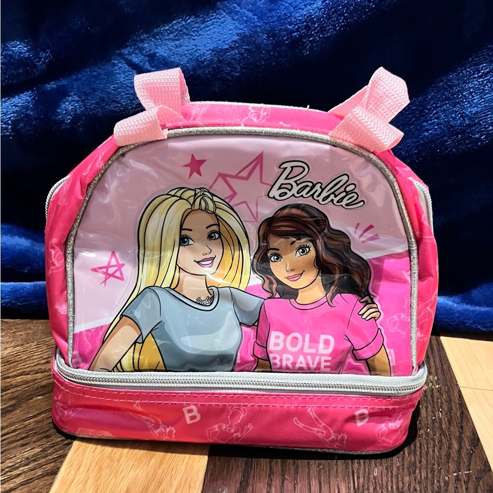 (5 for $15) Barbie Pink Character Lunch Bag
